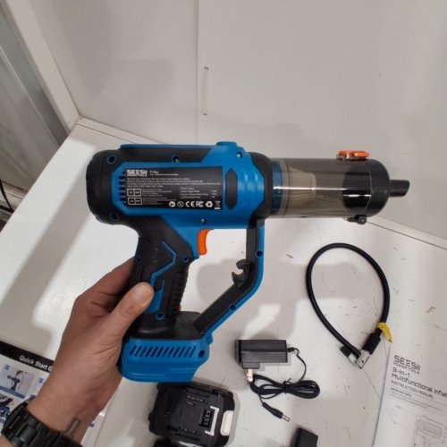 SEESII T7 MAX 3-IN-1 TIRE INFLATOR & CAR VACUUM - 21V - BLUE (MODEL: T7 MAX) image 5