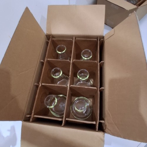 6PK PYREX NARROW MOUTH HEAVY DUTY RIM ERLENMEYER FLASK - CLEAR (MODEL: 4980-500) image 3
