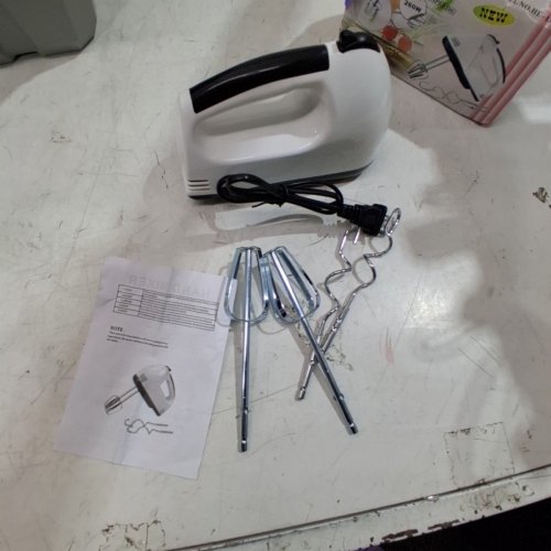 SUPER HAND MIXER WITH 7 SPEEDS- WHITE (MODEL: CH-933) image 3