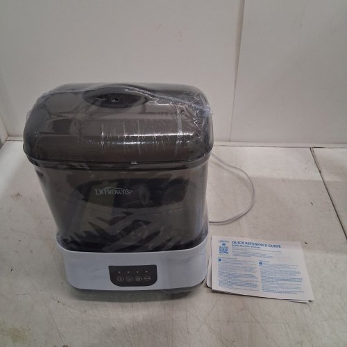 DR. BROWNS ALL-IN-ONE BABY BOTTLE / PACIFIER STERILIZER & DRYER - GREY (MODEL: AC177) image 2