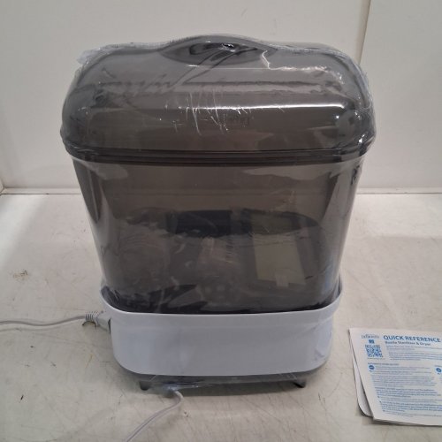 DR. BROWNS ALL-IN-ONE BABY BOTTLE / PACIFIER STERILIZER & DRYER - GREY (MODEL: AC177) image 3
