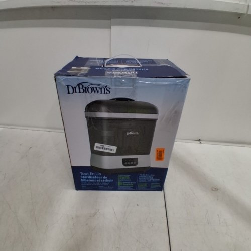DR. BROWNS ALL-IN-ONE BABY BOTTLE / PACIFIER STERILIZER & DRYER - GREY (MODEL: AC177) image 4