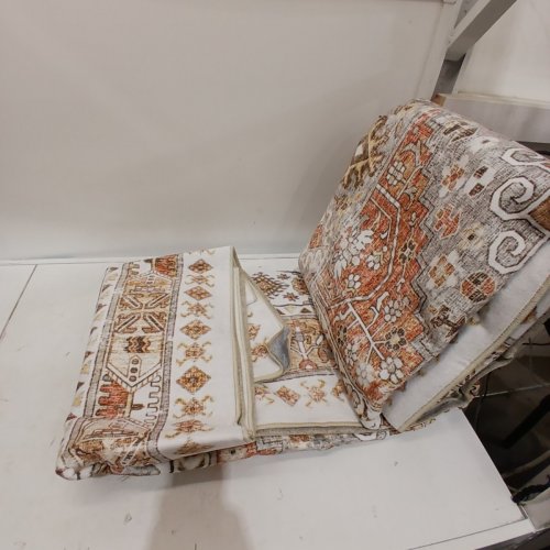 ZESTHOME NON-SLIP STAIN RESISTANT WASHABLE VINTAGE AREA RUG - 8FT X 10FT - ORANGE image 3