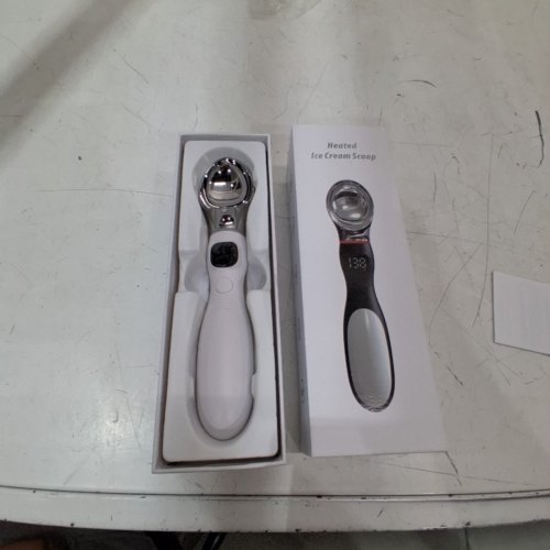 HEATED RECHARGABLE ICE CREAM SCOOP - WHITE image 4