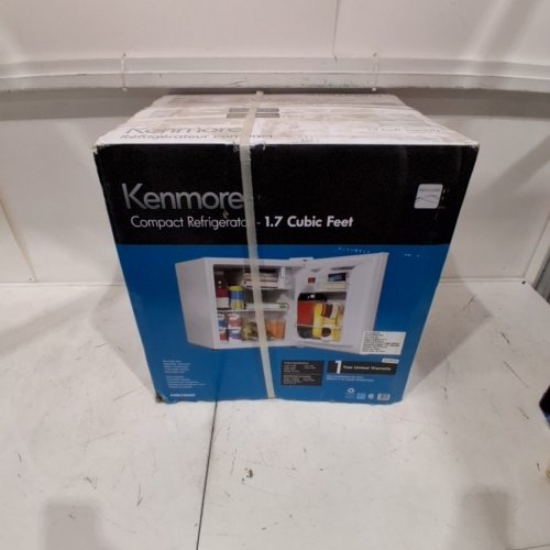 KENMORE SINGLE DOOR COMPACT REFRIGERATOR - 1.7CU.FT - WHITE (MODEL: KMR17MWEE) image 2
