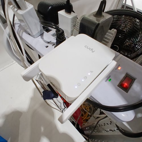 CUDY N300 MESH WI-FI RANGE EXTENDER - WHITE (MODEL: RE300) image 2