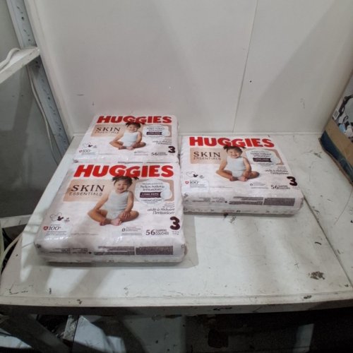 168PK HUGGIES SKIN ESSENTIALS DIAPERS - SIZE 3 - 16-28LBS image 2