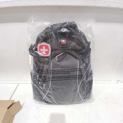 SWISSGEAR CARRY ON BACKPACK WITH RAINPROOF LAPTOP SECTION - UP TO 17.3" - 28L - GREY (MODEL: SWA9855-005) image 2