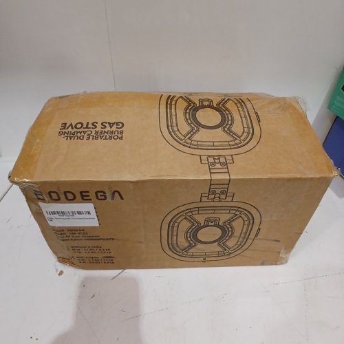 BODEGA DOUBLE BURNER PORTABLE GAS CAMP STOVE - 20,000 BTU/H - GREEN (MODEL: VM-YC05) image 6