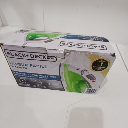 BLACK & DECKER EASY STEAM COMPACT IRON - LIME GREEN (MODEL: IR02V) image 5