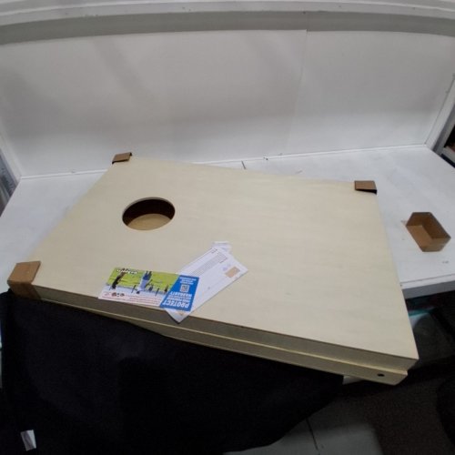 GOSPORTS CORNHOLE SET - 3FT X 2FT - NATURAL WOOD (MODEL: CH-01-WOOD-NATURAL) image 2
