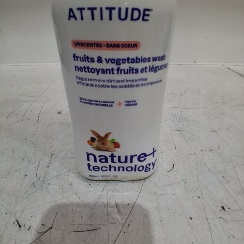 ATTITUDE KITCHEN FRUITS & VEGETABLES WASH - 27 OZ - UNSCENTED image 2