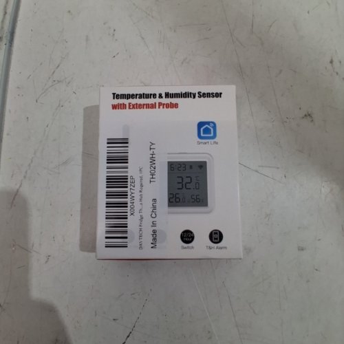 DAYTECH WI-FI REFRIGERATOR TEMPERATURE & HUMIDITY SENSOR WITH EXTERNAL PROBE - WHITE (MODEL: TH02WH-TY) image 5