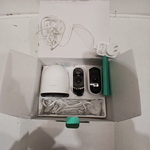 WUUK OUTDOOR WIRELESS 2K SECURITY CAMERA KIT WITH WIFI - WHITE (MODEL: Y0410 B0210 2N1) image 2