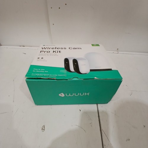 WUUK OUTDOOR WIRELESS 2K SECURITY CAMERA KIT WITH WIFI - WHITE (MODEL: Y0410 B0210 2N1) image 4