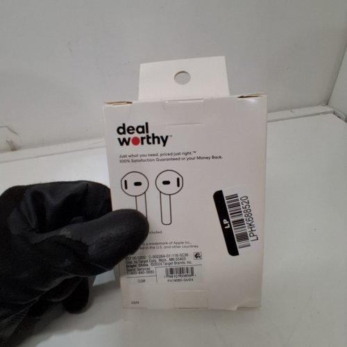 DEALWORTHY EARBUD CASE COVER FOR APPLE AIRPODS (1ST AND 2ND GEN) - CLEAR image 3