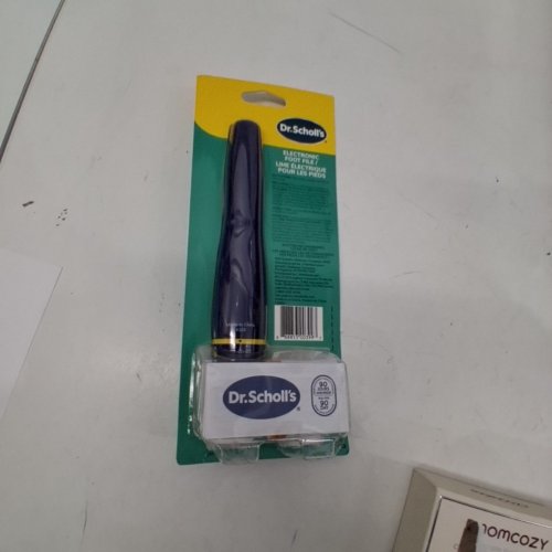 DR. SCHOLL'S CALLUS REMOVER ELECTRONIC FOOT FILE - BLUE image 3