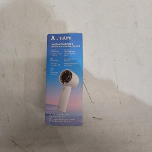 JISULIFE HANDHELD FAN - WHITE (MODEL: 6789239) image 2