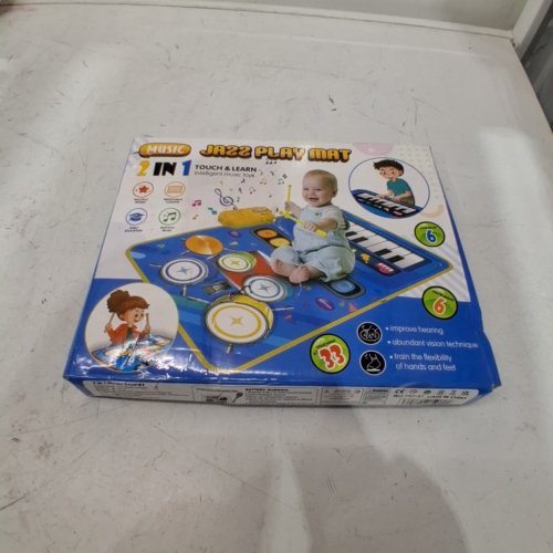 DQMOON 2-IN-1 EDUCATIONAL MUSICAL JAZZ BABY PLAY MAT - BLUE image 4