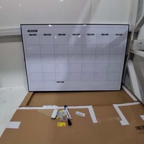 ARCOBIS MONTHLY CALENDAR WHITEBOARD - 24" X 36" - WHITE image 3