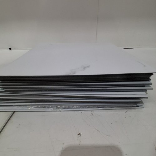 50PK VEVOR PEEL AND STICK FLOORING TILES - 12" X 12" - WHITE MARBLE (MODEL: WB-4503) image 3