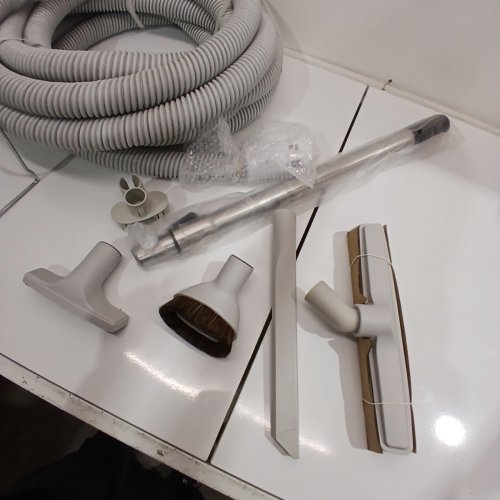 VACUUM SPECIALISTS LOW VOLTAGE CENTRAL VACUUM AIR HOSE - FITS MOST CENTRAL VACUUMS - 24V - 35FT - WHITE (MODEL: NHS8035WW2L-1) image 3