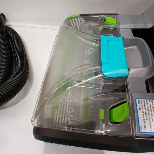 BISSELL PROHEAT 2X REVOLUTION PET CLEANSHOT CARPET WASHER AND UPHOLSTERY CLEANER - GREEN/BLUE/GREY (MODEL: 3588C) image 2