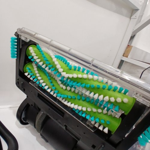 BISSELL PROHEAT 2X REVOLUTION PET CLEANSHOT CARPET WASHER AND UPHOLSTERY CLEANER - GREEN/BLUE/GREY (MODEL: 3588C) image 4