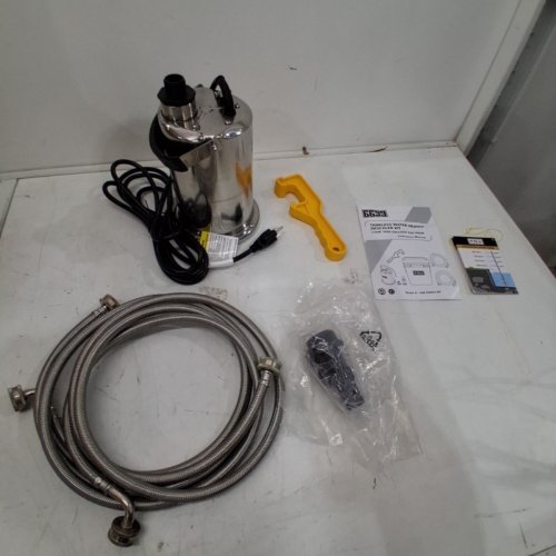 7PC 6699 TANKLESS WATER HEATER FLUSHING KIT - 1/3 H/P, 115V, 2.7 AMP, 33 GPM - SILVER (MODEL: SUB 2000SS) image 4