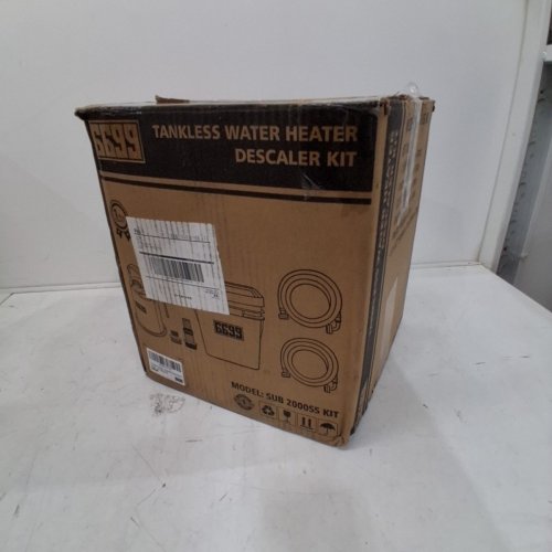 7PC 6699 TANKLESS WATER HEATER FLUSHING KIT - 1/3 H/P, 115V, 2.7 AMP, 33 GPM - SILVER (MODEL: SUB 2000SS) image 7