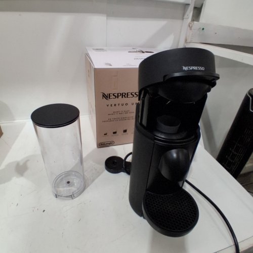 NESPRESSO BY DELONGHI VERTUO PLUS COFFEE/ESPRESSO MACHINE WITH 11 NESPRESSO PODS - MATTE BLACK (MODEL#: ENV150BMCA) image 3