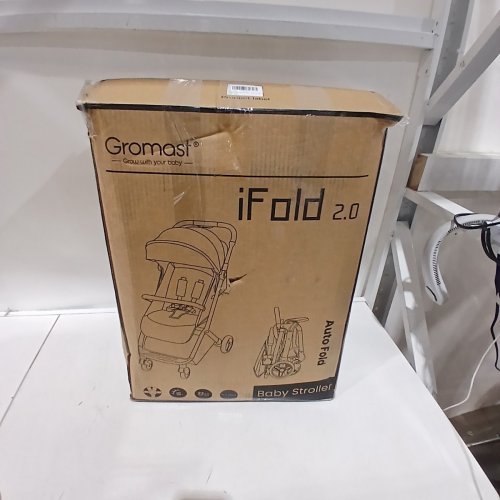 GROMAST IFOLD2.0 FOLDING BABY STROLLER - ROSE GOLD / BLACK (MODEL: GT077) image 4