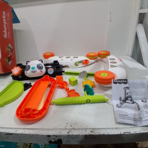 FISHER-PRICE 2-SIDED STEADY SPEED PANDA WALKER INTERACTIVE BABY TOY WITH LIGHT, 100+ SONGS, SOUNDS & PHRASES (MODEL: ‎HGM26) image 3
