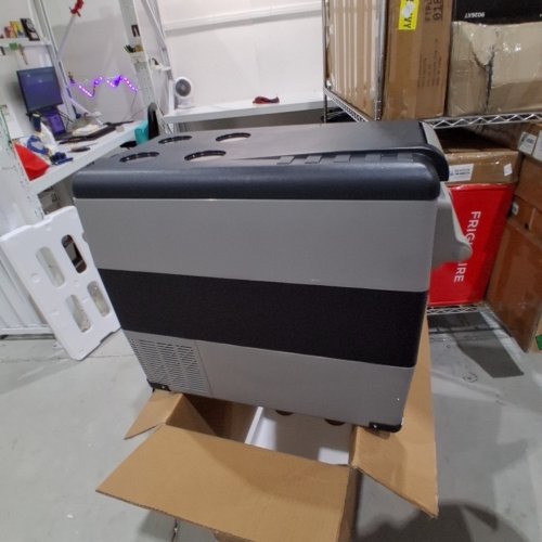 EUHOMY ELECTRIC COOLER REFRIGERATOR FRIDGE/FREEZER WITH APP CONTROL - 55L CAP - 12V - BLACK/GREY (MODEL: CF001-55GR-CAEH) image 7