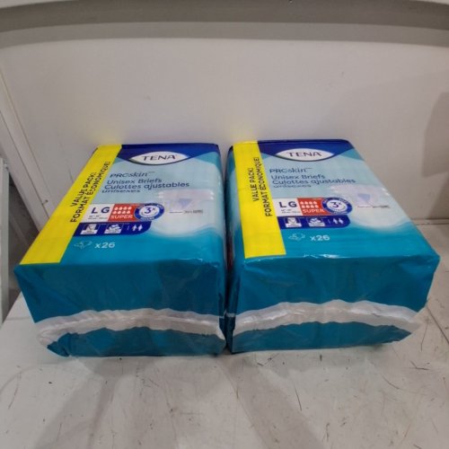 52PK TENA PROSKIN UNISEX BRIEFS - LARGE (MODEL: 055856 V-00) image 2