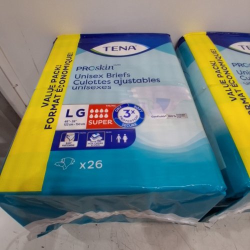 52PK TENA PROSKIN UNISEX BRIEFS - LARGE (MODEL: 055856 V-00) image 3