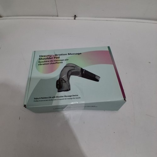 HEATED SHOULDER WRAP WITH MASSAGE & VIBRATION - GREY/BLACK image 5