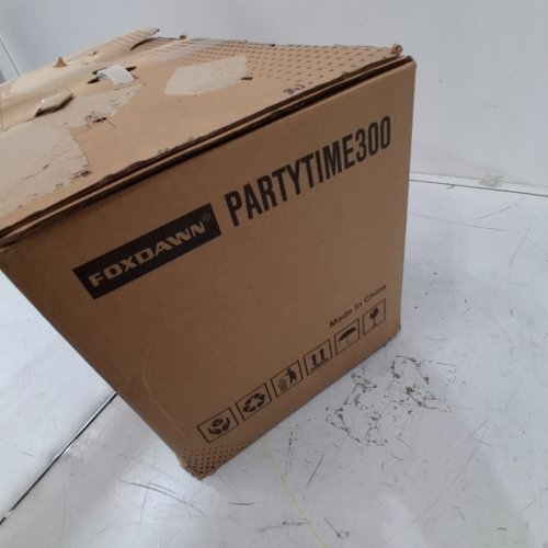 FOXDAWN 240W OUTPUT PORTABLE PARTY SPEAKER - BLACK AND ORANGE (MODEL: PARTYTIME300) image 4