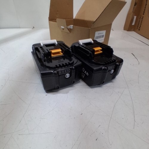 2PK BL1830 BATTERY REPLACEMENT COMPATIBLE WITH 18V LITHIUM ION CORDLESS TOOLS - 18V 5.5AH - BLACK (MODEL: BL1830) image 2