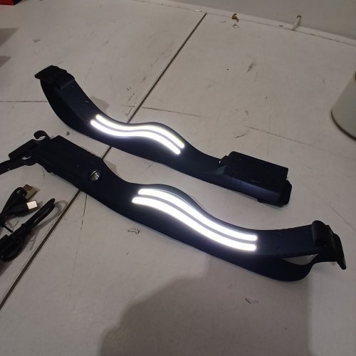 2PK LED RECHARGEABLE FLASHLIGHT HEADLAMP WITH MULTIPLE MODES - BLACK, YELLOW image 2