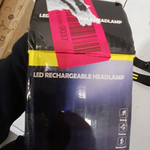 2PK LED RECHARGEABLE FLASHLIGHT HEADLAMP WITH MULTIPLE MODES - BLACK, YELLOW image 3