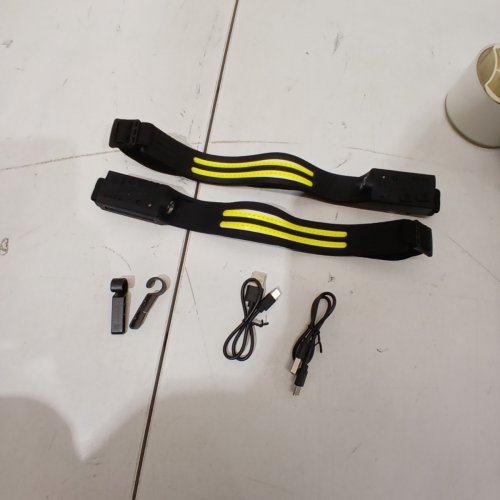 2PK LED RECHARGEABLE FLASHLIGHT HEADLAMP WITH MULTIPLE MODES - BLACK, YELLOW image 4