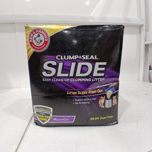 ARM & HAMMER CLUMP & SEAL SLIDE CLAY CAT LITTER - 28LB image 2