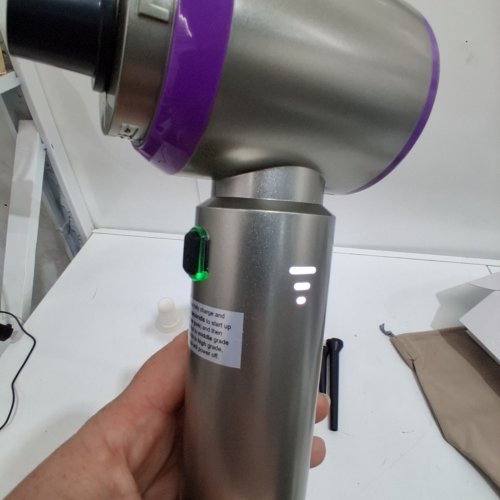 14PC BRUSHLESS MOTOR HANDHELD CAR VACUUM CLEANER - SILVER/PURPLE - (MODEL: ST-6653) image 2