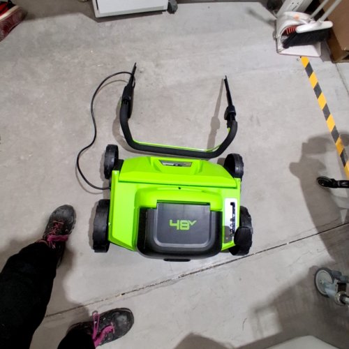 GREENWORKS BRUSHLESS DETHATCHER / SCARIFIER - 15" - 48V - GREEN/BLACK (MODEL: DHM401) image 4