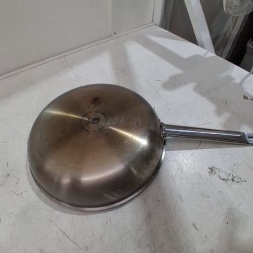 ZWILLING J.A HENCKELS TRU CLAD STAINLESS STEEL CLAD METAL FRYING PAN - 11" - STAINLESS STEEL image 4