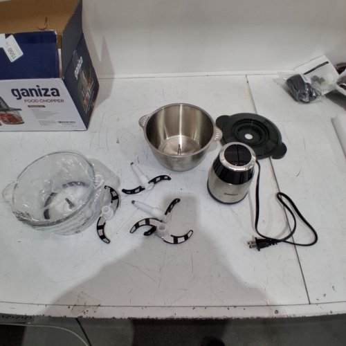 GANIZA ELECTRIC CHOPPER FOOD PROCESSOR WITH MEAT GRINDER & VEGGIE CHOPPER (MODEL: GC10) image 3
