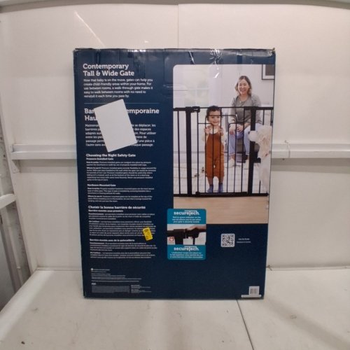 SAFETY 1ST CONTEMPORARY TALL & WIDE GATE WITH SECURETECH - 29"-47" X 36" - BLACK (MODEL: GA176CBLKF2) image 4