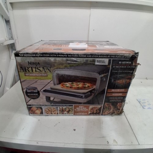 NINJA ARTISAN OUTDOOR PIZZA OVEN WITH 700F MAX TEMPERATURE - 12" - BLACK (MODEL: MO201C) image 5