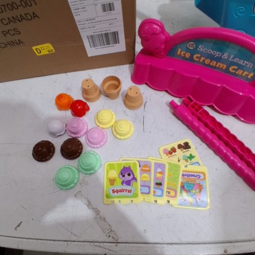 LEAPFROG SCOOP AND LEARN ICE CREAM CART (MODEL#; 80-600700) image 5